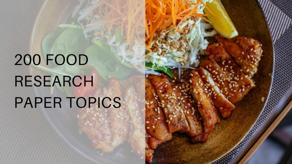 food research topics for high school students