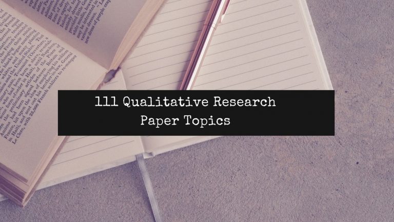 qualitative research essays topics