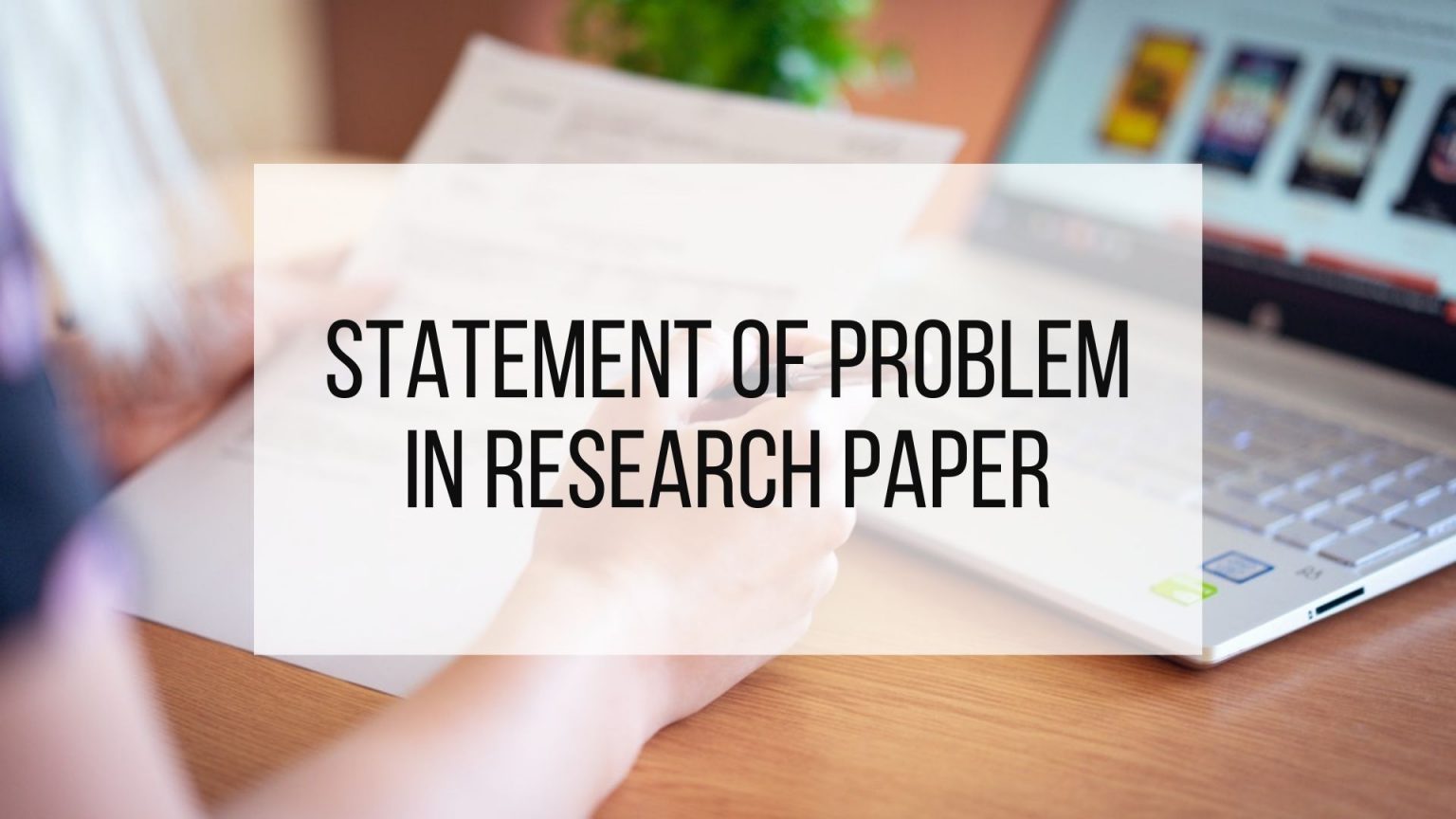 what is statement of problem in research