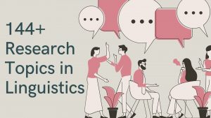 research topics in linguistics