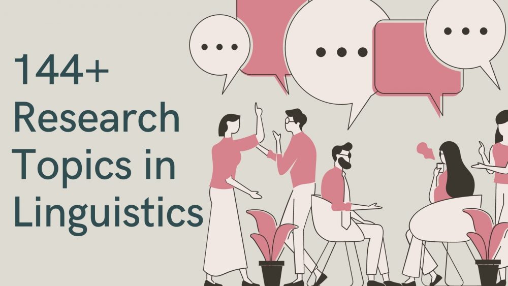 Research Topics in Linguistics