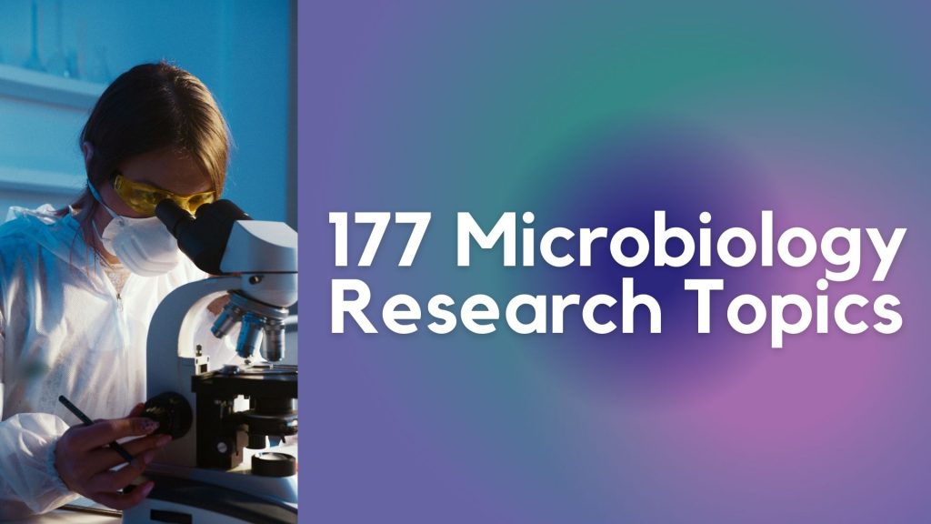 microbiology research topics 2022