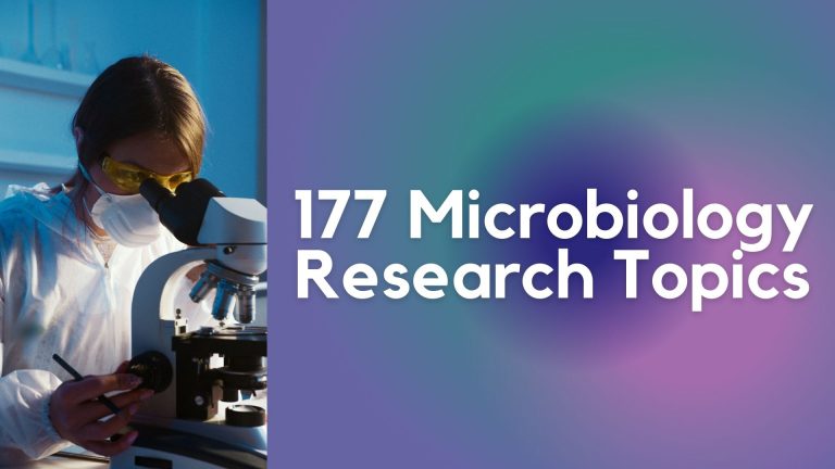 easy microbiology research topics