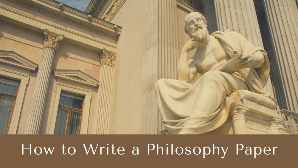 how to write a philosophy paper