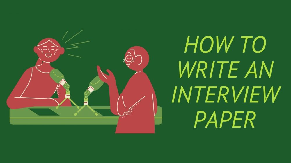 how to write an interview paper