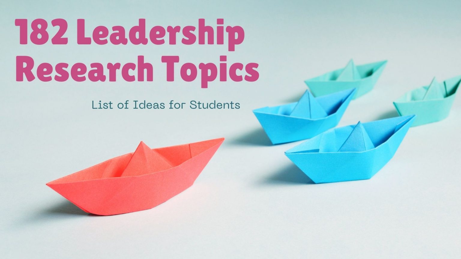 research topics for leadership