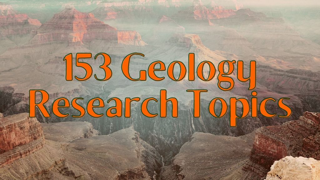 dissertation topics in geology