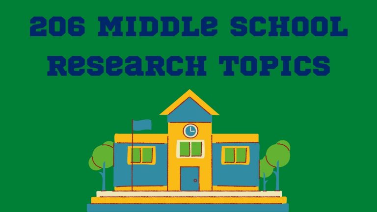 fun research paper topics for middle school