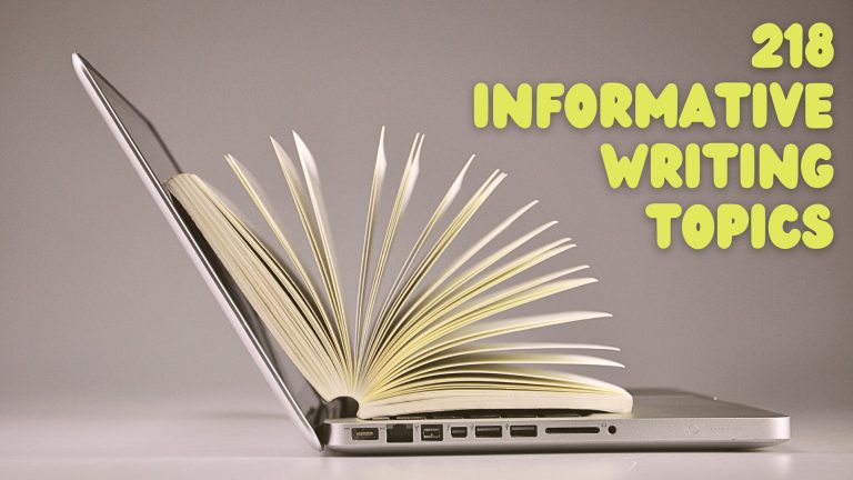 200 plus informative writing topics an outline guideline